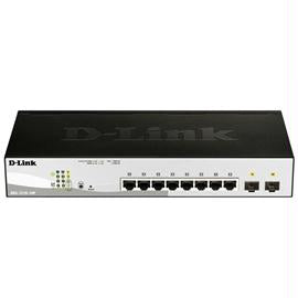 D-Link Network DGS-1210-10P Smart 8-Port Gigabit PoE Switch 2 Combo SFP Retail