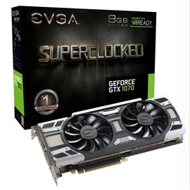 eVGA Video Card 08G-P4-6173-KR GTX 1070 SC GAMING ACX3.0 8GB DDR5 256B PCI Express3.0 DVI-D-HDMI-DisplayPort Retail