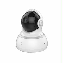 YI Camera YI-93005 Dome Camera 1080p Pan-Tilt-Zoom 2-way audio 360 degrees white Retail