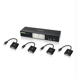 IOGEAR KVMP GCS1642MDPKIT 2-Port Dual-Link Dual View DVI and Mini DisplayPort KVMP Kit (TAA Compliant) Retail