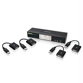 IOGEAR KVMP GCS1642DPKIT 2-Port Dual-Link Dual View DVI and DisplayPort KVMP Kit Retail