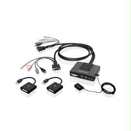 IOGEAR KVMP GCS982MDPKIT 2PT Dual-Link DVI and Mini DisplayPort Cable KVM Kit with 2.1 Audio Retail