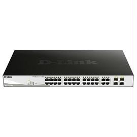 D-Link Networking Switch DGS-1210-28MP 28PT Smart Managed Gigabit PoE Switch Brown Box