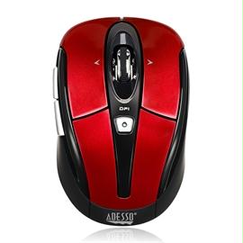 Adesso Mouse IMOUSE S60R  Wireless Programmable Mini Mouse Red Retail