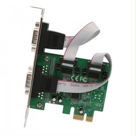 SYBA IO Card SI-PEX15055 2-Port DB9 RS-232 Serial PCI-Express x1 Card Retail