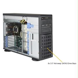 Supermicro System SYS-7049P-TRT(3YR) 4Y Xeon S3647 2TB DDR4 PCIE3.0 8x3.5 Hot-swap 1280W Brown Box
