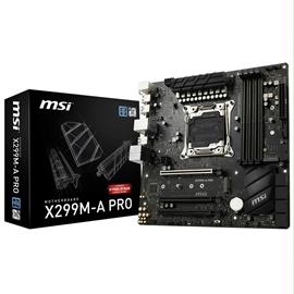 MSI Motherboard X299M-A PRO X-series S2066 Max.64GB DDR4 PCIE SATA m-ATX Retail