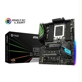 MSI Motherboard X399 SLI PLUS X399SLIPLUS SocketTR4 RYZEN AMD X399 Max.128GB PCIE ATX Retail