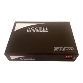 Accell Accessory K078C-009B 1x4 HDMI Splitter Supports 4K 60Hz Brown Box