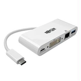 Tripp-Lite Accessory U444-06N-DGU-C USB-C t-DVI ADT with USB-A USB-C PD Thunderbolt 3 Retail