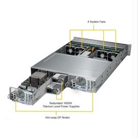 Supermicro System SYS-2028TP-DNCTR 2U Xeon E5-2600 v4-v3 S2011 8x2.5SAS 1600W Brown Box
