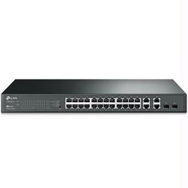 TP-Link Networking T1500-28TC 8Port 10-100-1000Mbps Pure-Gigabit Desktop Smart Switch Retail