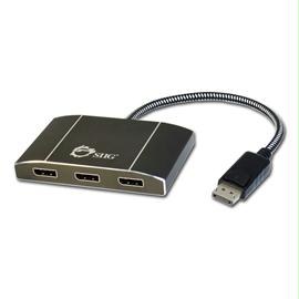 SIIG Video Accessory CE-DP0D12-S1 3-Port DisplayPort MST Splitter DisplayPort 1.2 output Retail