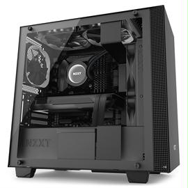 NZXT H400i micro-ATX MINI TOWER NO PS 0-0-(1) BAY USB MATTE BLACK NO LED BACK INTERIOR WINDOW