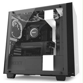 NZXT H400i micro-ATX MINI TOWER NO PS 0-0-(1) BAY USB MATTE WHITE NO LED BACK INTERIOR WINDOW