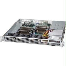 Supermicro Case CSE-514-R407C 1U 2x2.5 fixed 400W RPS 4 x 40x56MM PWM fan Brown Box