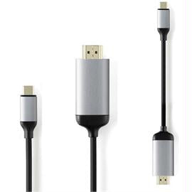 OPI Accessory NEO C-4KGR USB-C HDMI Cable 6 inch Cable Gray Retail