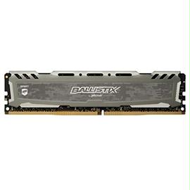 Crucial Memory BLS4G4D26BFSB 4GB DDR4 2666 MT-s CL16 SR x8 Ballistix Sport LT Grey Unbuffered DIMM 288pin Retail