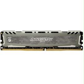 Crucial Memory BLS8G4D26BFSBK 8GB DDR4 2666 MT-s CL16 SR x8 Ballistix Sport LT Grey Unbuffered DIMM 288pin Retail