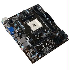 Elitegroup Computer Motherboard 89-206-MC2112 AMD AM4 A320 32GB DDR4 PCI Express HDMI-VGA USB3.0 micro-ATX Retail