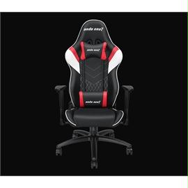Andaseat Furniture AD4-03-BWR-PV Gaming Racer Chair Black-White-Red Retail