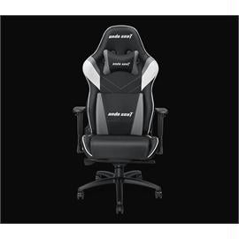 Andaseat Furniture AD4XL-03-BWG-PV Gaming Racer Chair Black-White-Grey Retail