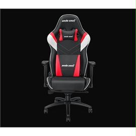 Andaseat Furniture AD4XL-03-BWR-PV Gaming Racer Chair Black-White-Red Retail