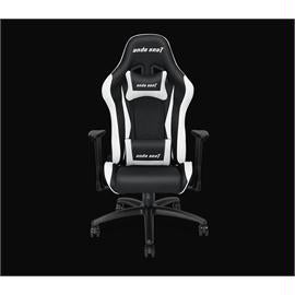 Andaseat Furniture AD5-01-BW-PV Big and Tall Gaming Racing Chair Black-White Retail