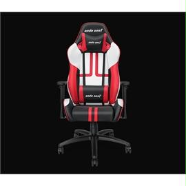 Andaseat Furniture AD7-05-BWR-PV Large Size Gaming Racing Chair Black-White-Red Retail