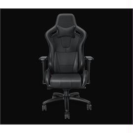 Andaseat Furniture AD12XL-DARK-B-PV-C Gaming Chair  Large Size Big and Tall High-Back Desk and Recliner Swivel Office Chair 400LB With Lumbar Support and Headrest Black Retail