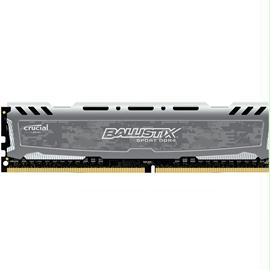 Crucial Memory BLS16G4D240FSB 16GB DDR4 CL16 DR x8 Ballistix Sport LT Grey Unbuffer Retail