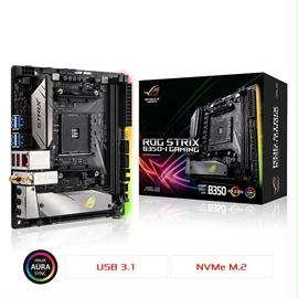 ASUS Motherboard ROG STRIX B350-I GAMING AMD AM4 Max.32G DDR4 SATA PCIE mITX Retail