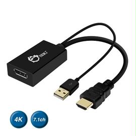 SIIG Accessory CE-H22W11-S1 HDMI to DisplayPort 4K Ultra HD Converter Brown Box