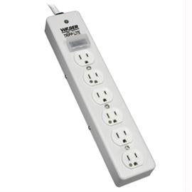 Tripp-Lite Surge Protector SPS606HGRA 6 Outlets 6 feet UL1363 Hospital-Grade 50-60Hz Retail