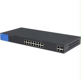 Linksys SwitchLGS318 16-PORT Gigabit Smart Managed Switch with 2 Gigabit 2 SFP Ports Retail