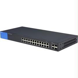 Linksys Switch LGS326 24-PORT Gigabit Smart Managed Switch with 2 Gigabit and 2 SFP Ports Retail