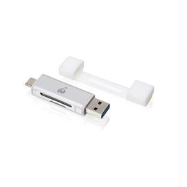 IOGEAR Accessory GFR3C12 USB-C Duo card Reader-Writer Retail