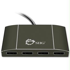 SIIG Accessory CE-DP0E12-S1 DisplayPort 1.2 to 4-Port DisplayPort MST Splitter Retail