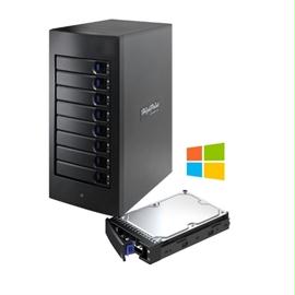 HighPoint Removable Storage Device RD6628TW-64T 64TB Thunderbolt 40Gb-s RAID Storage for Windows Brown Box