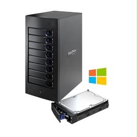 HighPoint Removable Storage Device RD6628AW-64T 64TB Thunderbolt 40Gb-s Hardware RAID Storage for Windows Brown Box
