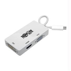 Tirpp-Lite Accessory U444-06N-HDV4K Thunderbolt3 USB-C HDMI-DVI-VGA All-in-One Adapter Retail