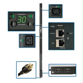 Tripp-Lite Power Distribution Unit PDUMVR30HVNETLX 0U 5-5.8kW Single-Phase Switched Power Distribution Unit 208-240V Retail