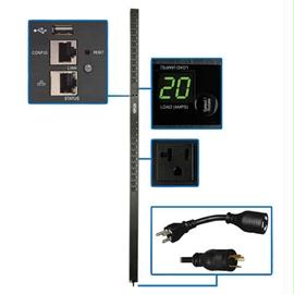 Tripp-Lite Power Distribution Unit PDUMNV20LX 0U 1.9kW Single-Phase Monitored Power Distribution Unit 120V Retail