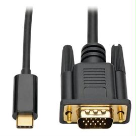Tripp-Lite Cable U444-006-V Thunderbolt3 USB 3.1 Gen 1 USB-C to VGA Adapter Cable Retail