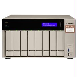 QNAP Network Attached Storage TVS-873e-4G-US 8Bay 4GB AMD R-Series RX-421BD Quad-core 2.1GHz Retail