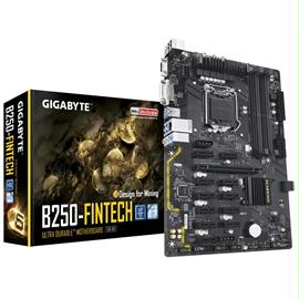Gigabyte Motherboard GA-B250-FinTech Core i7-i5-i3 Max.64GB DDR4 USB ATX Retail