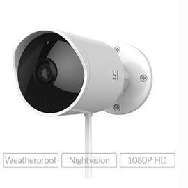 YI Camera YI-86002 HD 1080p IP65 Wireless Waterproof Outdoor Security Camera White Retail