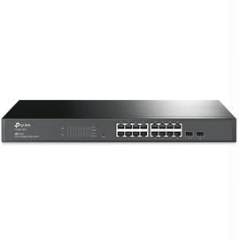 TP-Link Networking Switch T1600G-18TS JetStream 16-Port Gigabit Smart Switch with 2 SFP Slots Retail