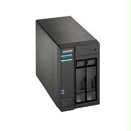 Asustor Network Attached Storage AS6102T 2 Bay Intel Celeron Dual 2GB SO-DIMM DDR3L GbE USB SATA Retail