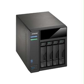 Asustor Network Attached Storage AS6104T 4 Bay Intel Celeron Dual 2GB SO-DIMM DDR3L GbEx2 USB SATA Retail